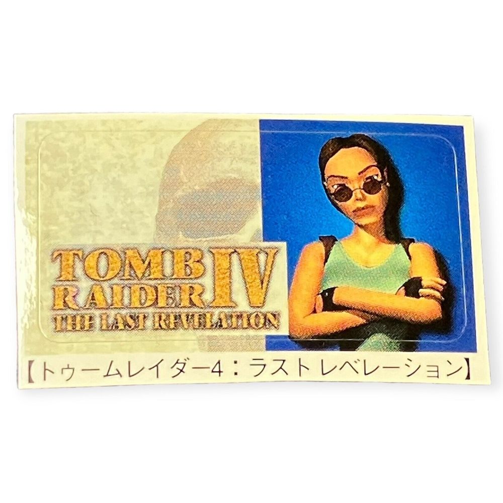 Sony PlayStation‎ 1 PS1 Tomb Raider IV Last Revelation Memory Card Sticker